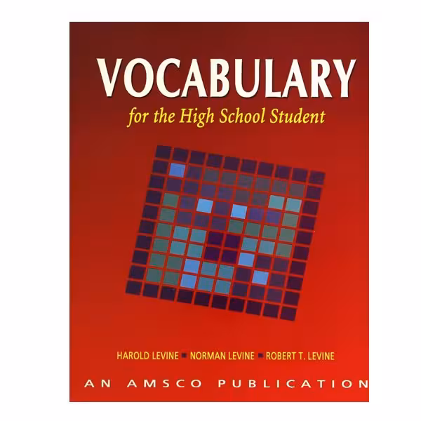 کتاب Vocabulary for the High School Student 4th اثر Harold Levine انتشارات Amsco School Pub