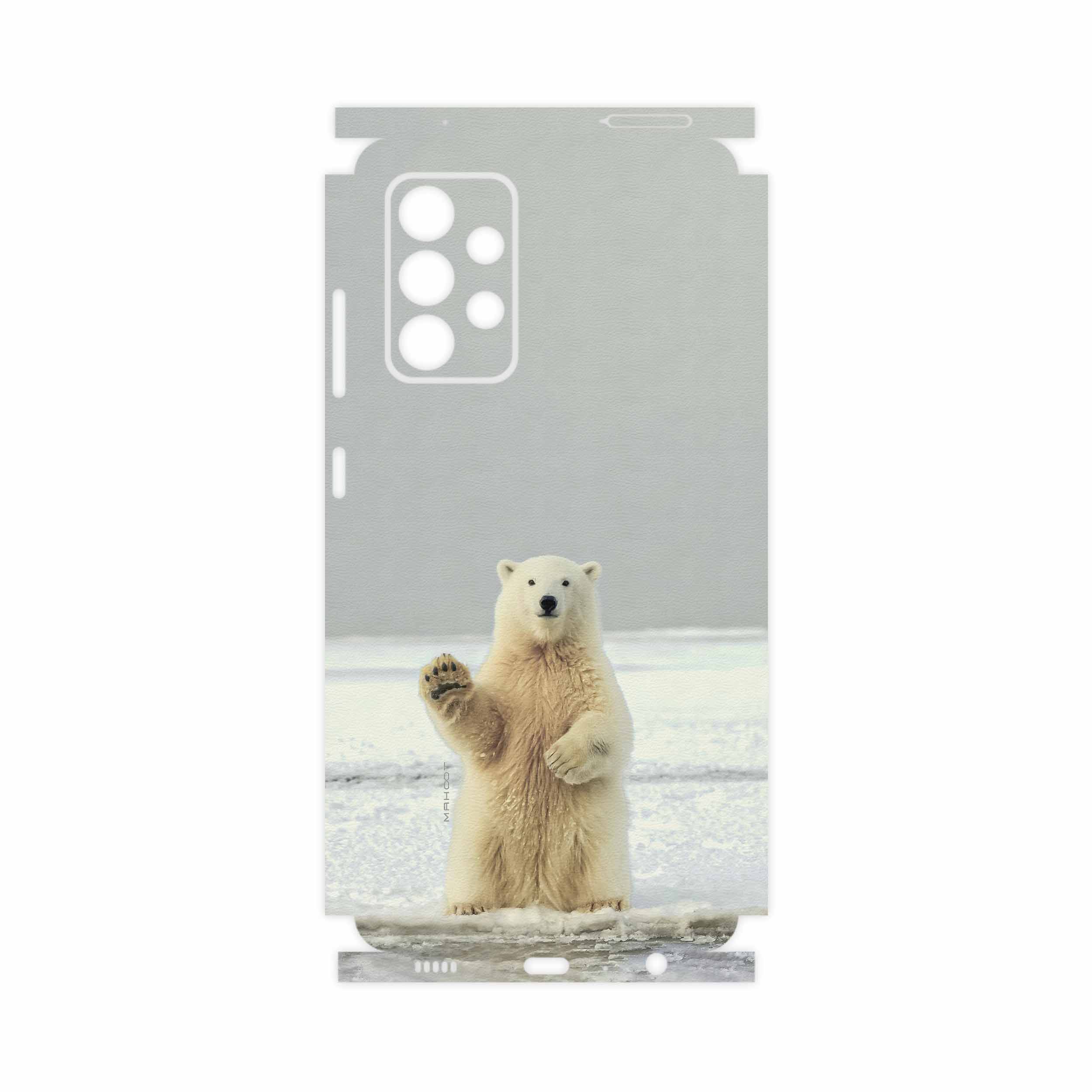 برچسب پوششی ماهوت مدل Polar-bear-FullSkin مناسب برای گوشی موبایل سامسونگ Galaxy A52 5G