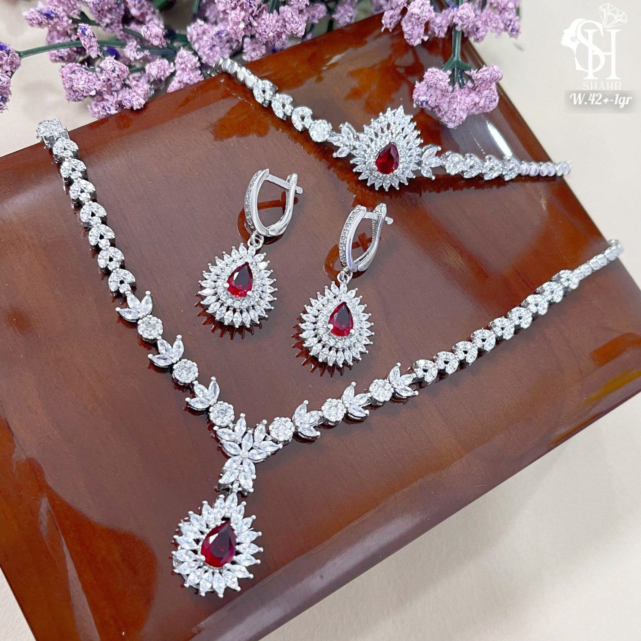 سرویس نقره لوکس آبکاری طلا 5