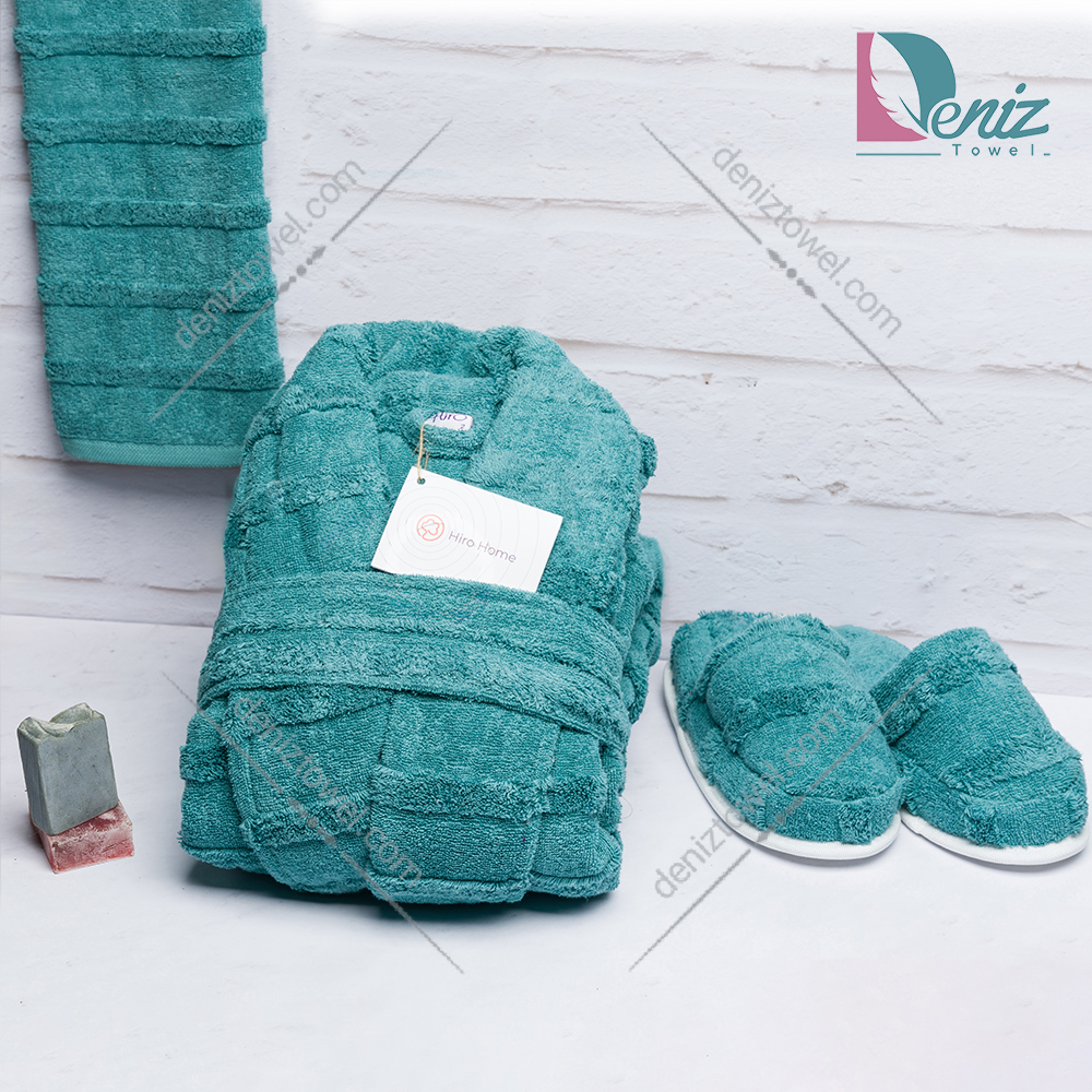 حوله ست یک نفره سالوینو رنگ کله غازی