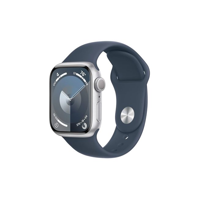 ساعت هوشمند اپل Apple Watch Series 9 45mm Silver Aluminum Case Storm Blue