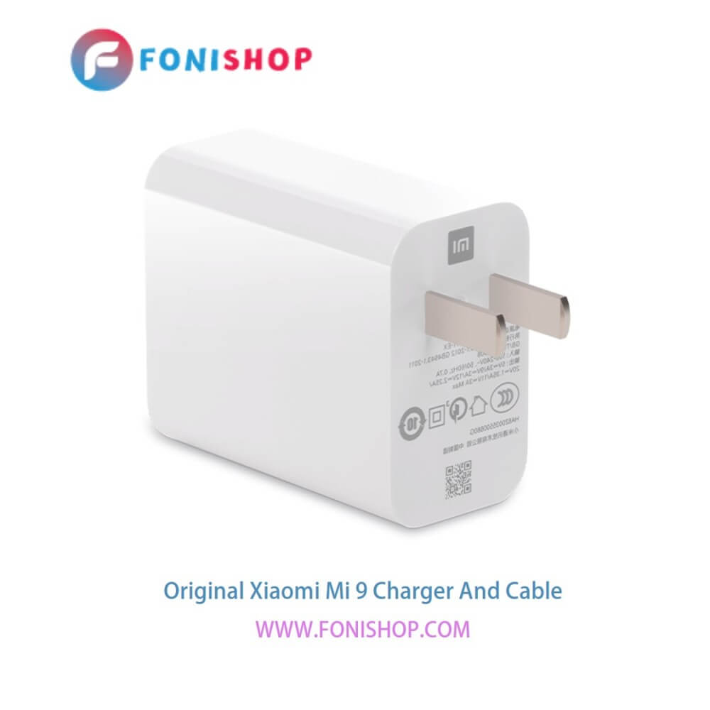 کابل و شارژر فست شارژ اصلی شیائومی Xiaomi Mi 9