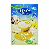 غذای کمکی شب کودک ( بالای چهار ماه ) شیر موز برنج 200 گرم هیرو - hero