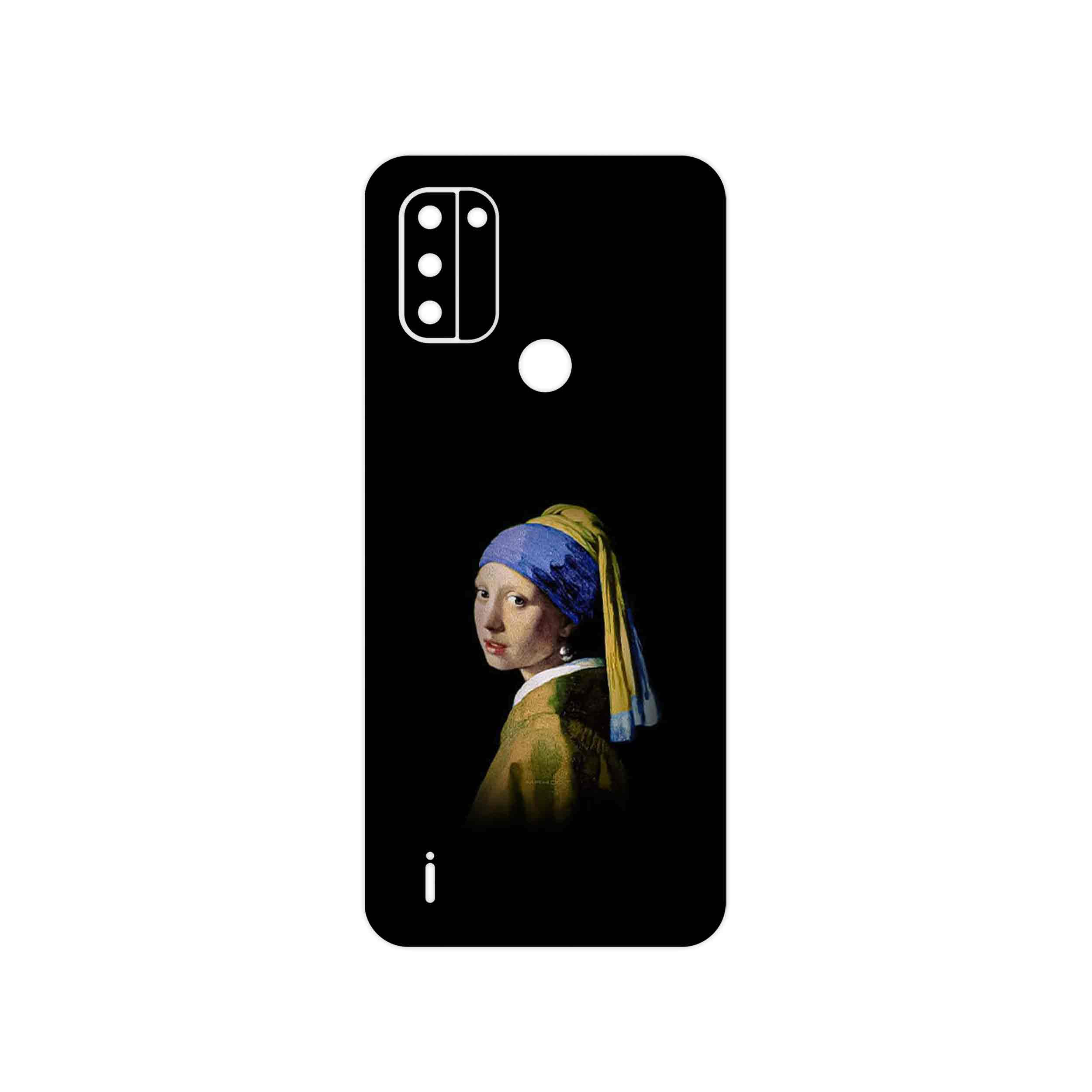 برچسب پوششی ماهوت مدل Girl with a Pearl Earring of Vermeer مناسب برای گوشی موبایل نوکیا C31