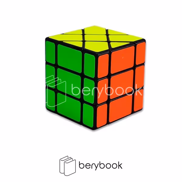 QY toys / روبیک نامنظم مکعبی / خود رنگ / کد 183