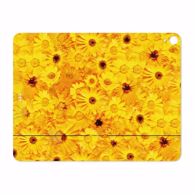 برچسب پوششی ماهوت مدل Yellow-Flower مناسب برای تبلت اپل iPad Pro 12.9 (GEN 3) 2018 A1876