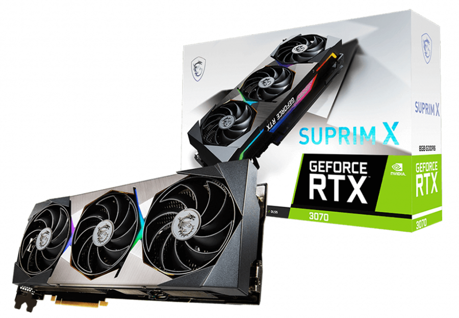 کارت گرافیک  ام اس آی مدل GeForce RTX 3070 SUPRIM X 8G حافظه 8 گیگابایت