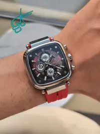 خرید ساعت مردانه بند پیو ریوارد رنگ ثابت تقویم دار حک مارک روی قفل داری رنگ بندی متنوع کد 1922504 - ردگل