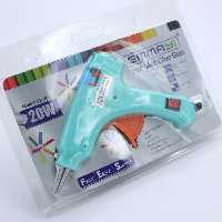 تفنگ چسب حرارتی مارک emma توان 20 وات رنگ سبز آبی کد 30756