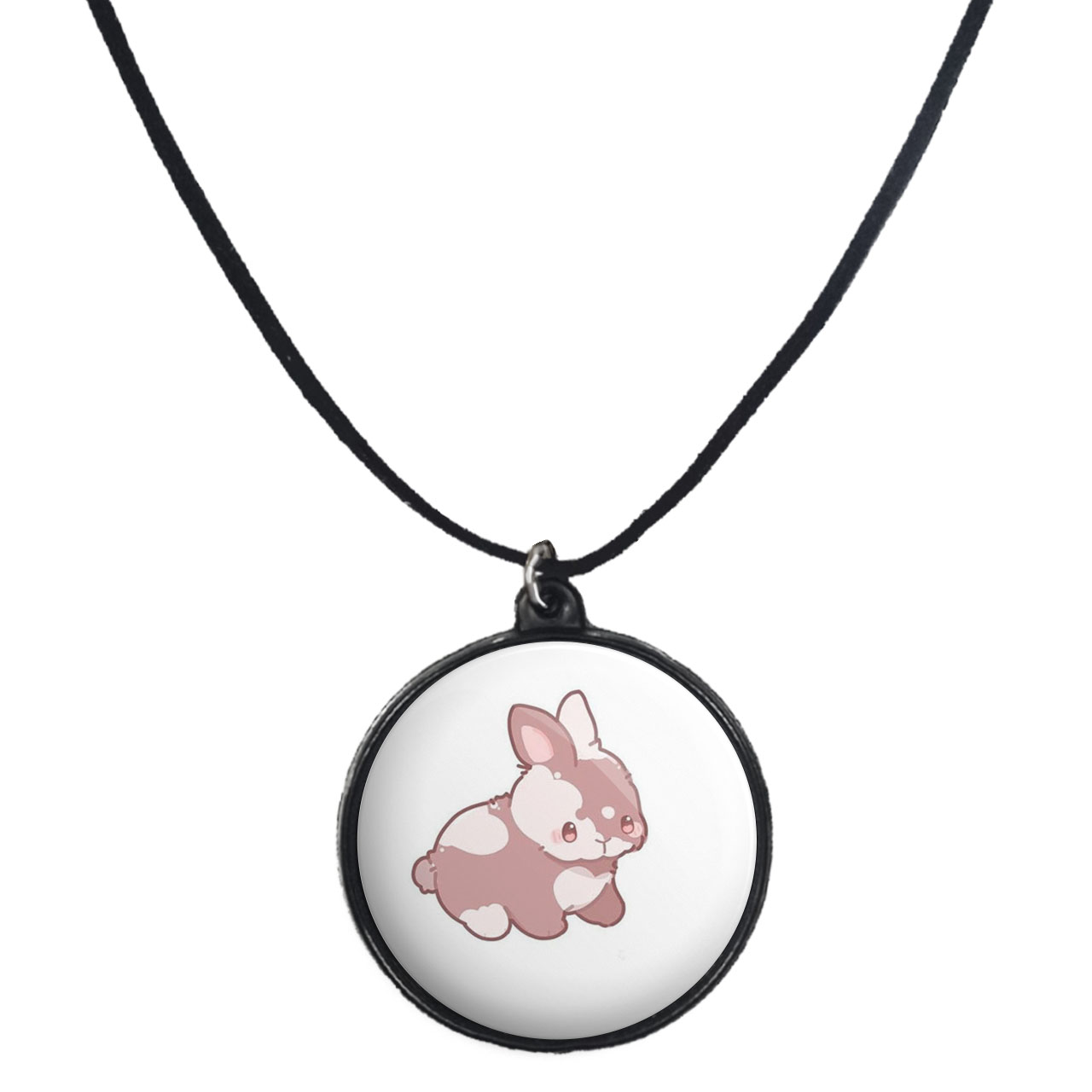 گردنبند پرمانه طرح حیوانات کیوت کد pmb.21539 مدل دو طرفه