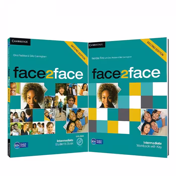 کتاب Face2Face 2nd intermediate اثر Gillie Cunningham انتشارات کمبریج