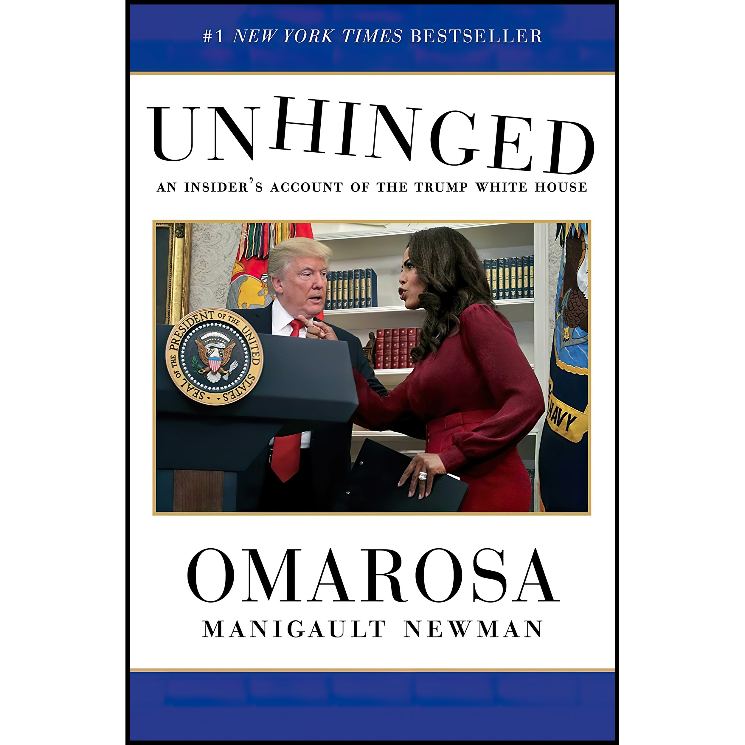 کتاب Unhinged اثر Omarosa Manigault Newman انتشارات Gallery Books
