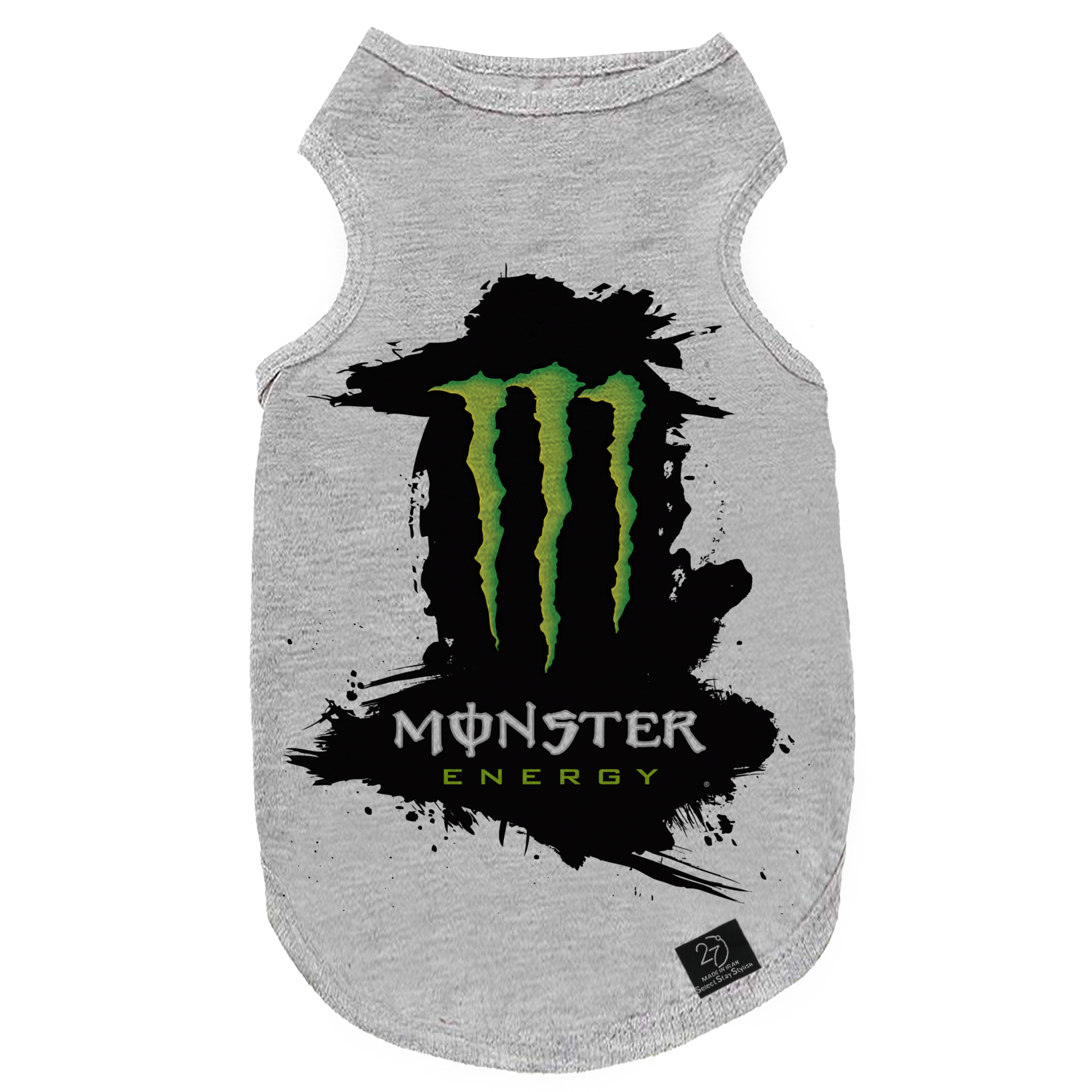 لباس سگ و گربه 27 طرح Monster Energy کد MH877 سایز S