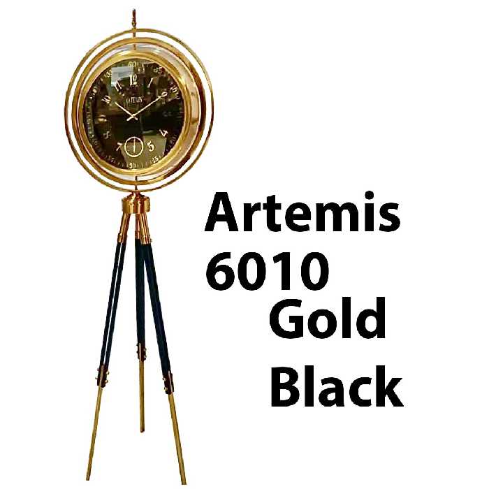 ساعت ایستاده آرتمیس کد 6010 Gold Black طلایی مشکی