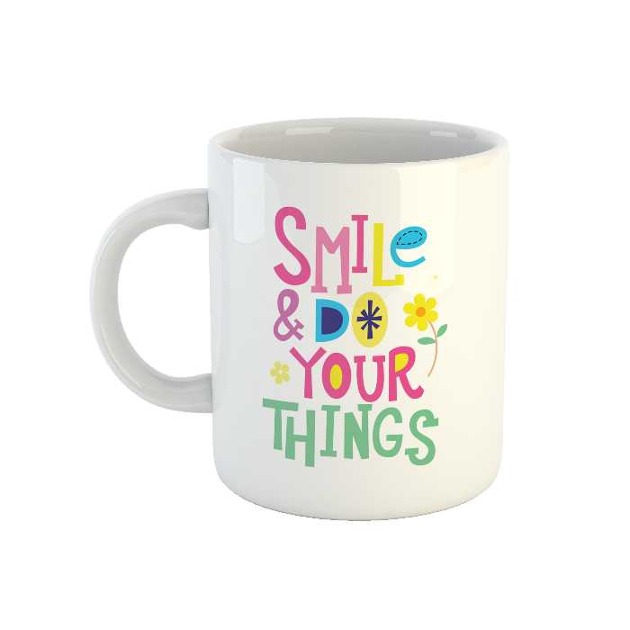 ماگ طرح لبخند بزن