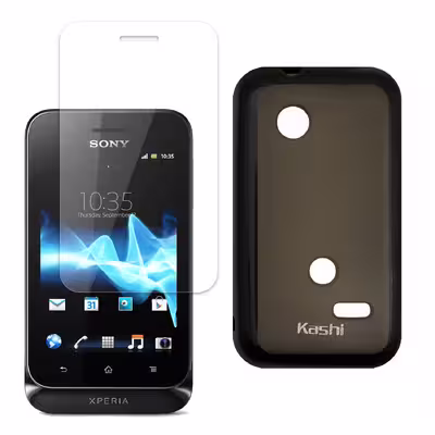 کاور کاشی کد M28C مناسب برای گوشی موبایل سونی Xperia Tipo / ST21i به همراه محافظ صفحه نمایش