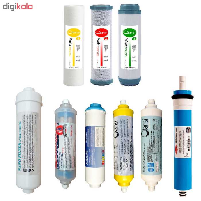 فیلتر تصفیه آب اولانسی مدل RO-OP9 مجموعه 9 عددی