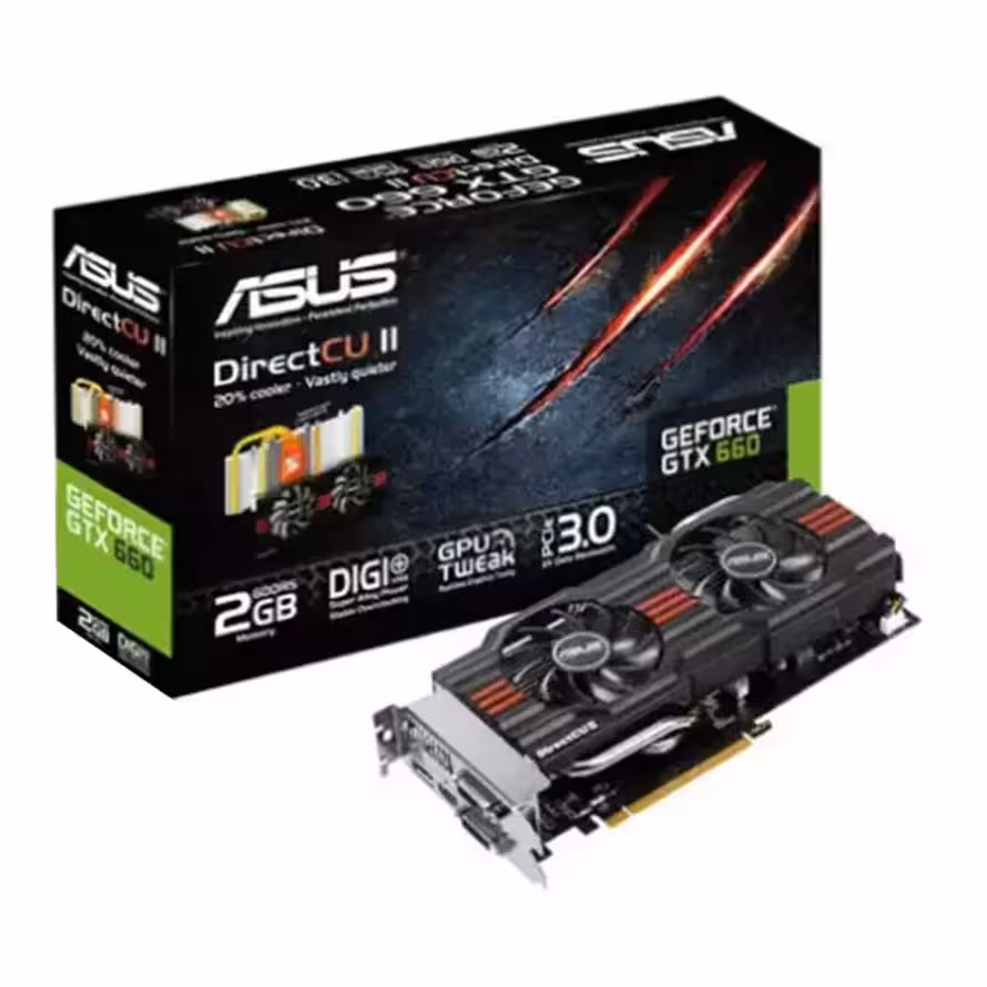 کارت گرافیک ایسوس GTX 660 DirectCU II 2GB