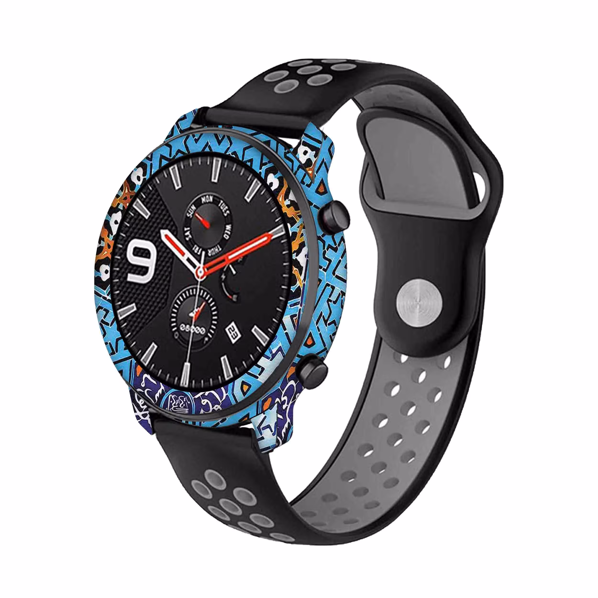 برچسب ماهوت طرح Iran Tile7 مناسب برای ساعت هوشمند شیایومی Amazfit GTR 47mm