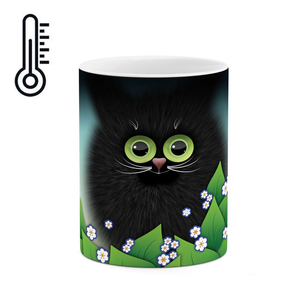 ماگ حرارتی طرح گربه مدل mgph01982