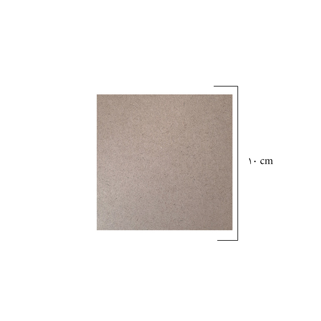 اسلایس چوبی مدل بیس رنگ و رزین Square 10.6 مجموعه 6 عددی