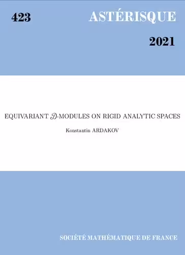 خرید و دانلود نسخه کامل کتاب Equivariant D-modules on rigid analytic spaces