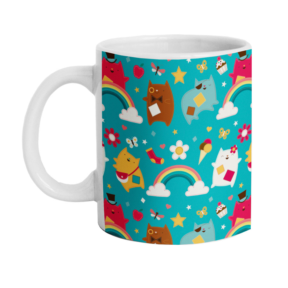 ماگ دارلی طرح گربه فانتزی مدل MG1538