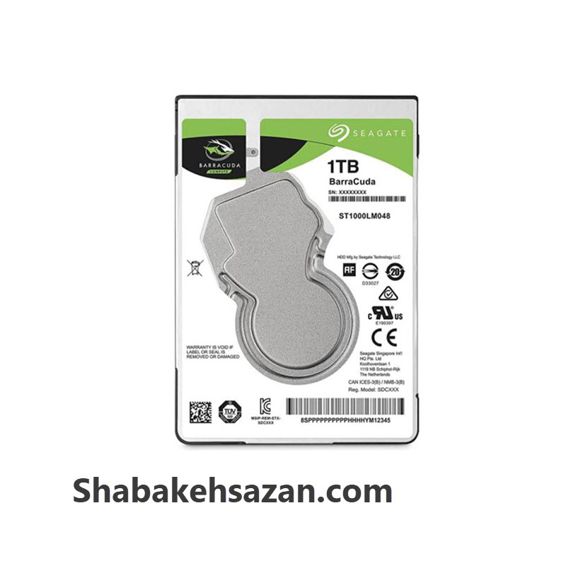 هارد دیسک اینترنال سیگیت مدل BarraCuda 2.5 ST1000LM048 ظرفیت 1 ترابایت