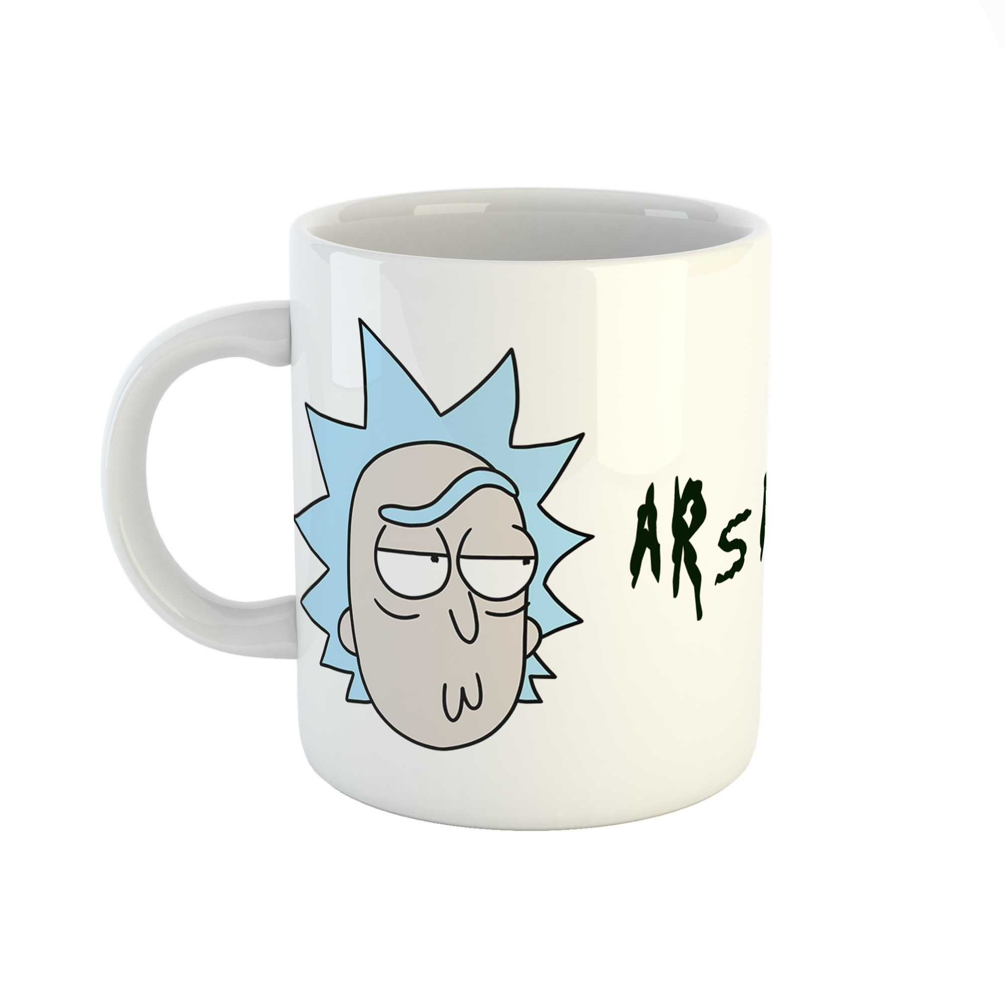 ماگ طرح اسم ارسلان مدل rick and morty کد 865