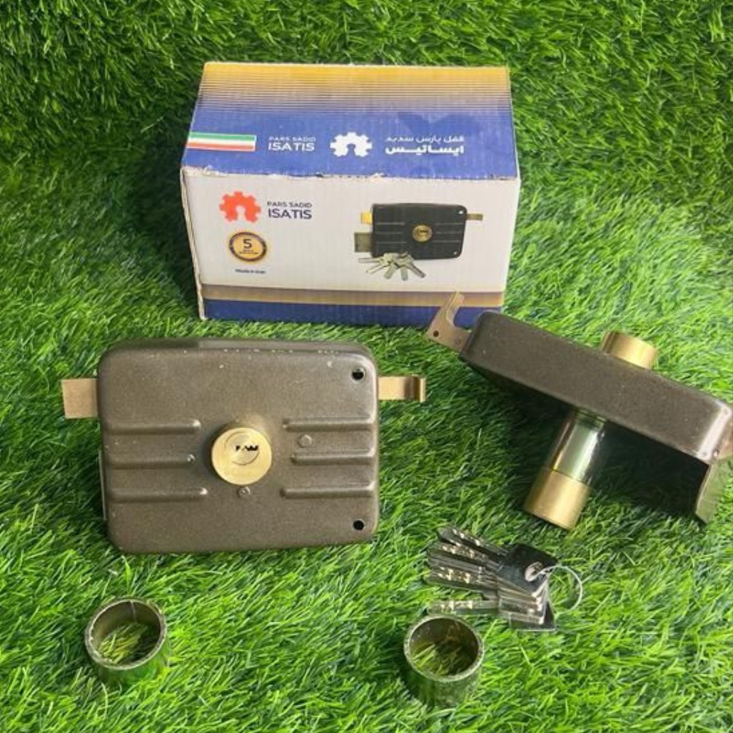 قفل حیاطی ایساتیس کلید کامپیوتری