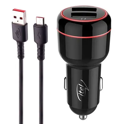شارژر فندکی آیتل مدل 11m به همراه کابل microUSB