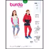 الگو خیاطی بلوز و شوئیشرت کودک بوردا کیدز کد 9301 سایز 7 تا 14 سال متد مولر