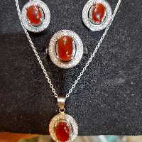 نیم ست نقره بانگین یمنی