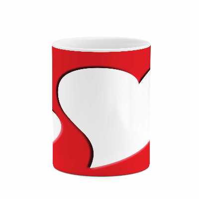 ماگ طرح قلب مدل mu00607