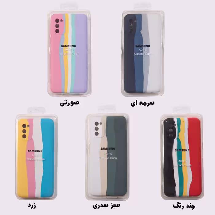 کاور طرح آبرنگی مدل سیلیکون کد KHO.123 مناسب برای گوشی موبایل سامسونگ  GALAXY A03S / A02S