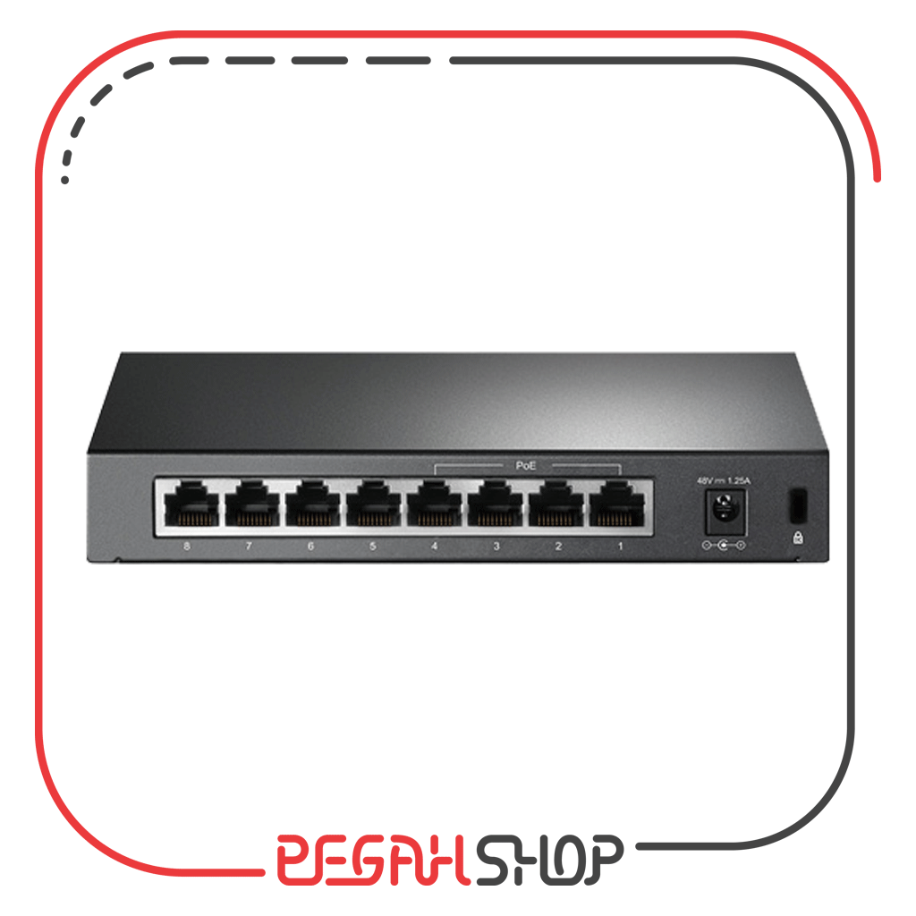 سویچ 8 پورت POE برند تی پی لینک مدل SF1008P