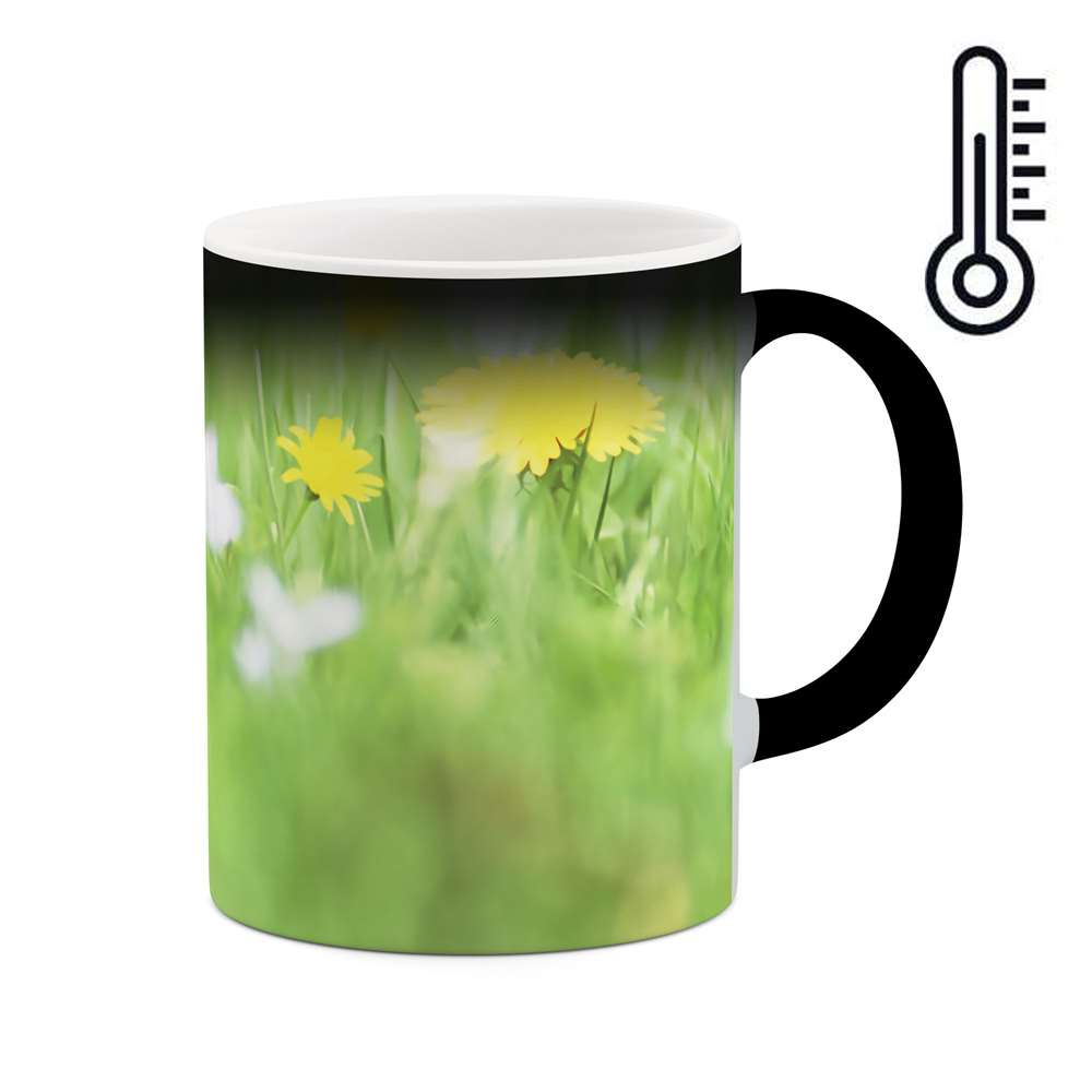 ماگ حرارتی طرح گل مدل mgh02862