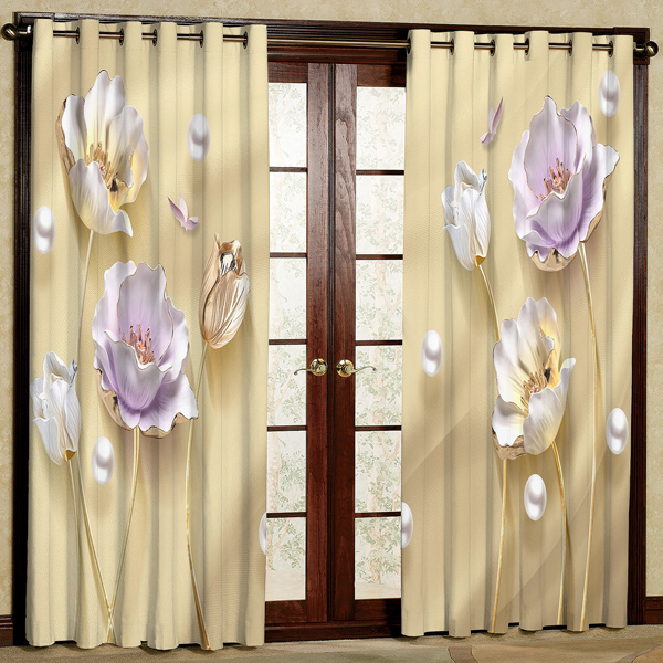 پرده مدل چاپی هازان پانچی کد 253 سایز 200x140 سانتی متر