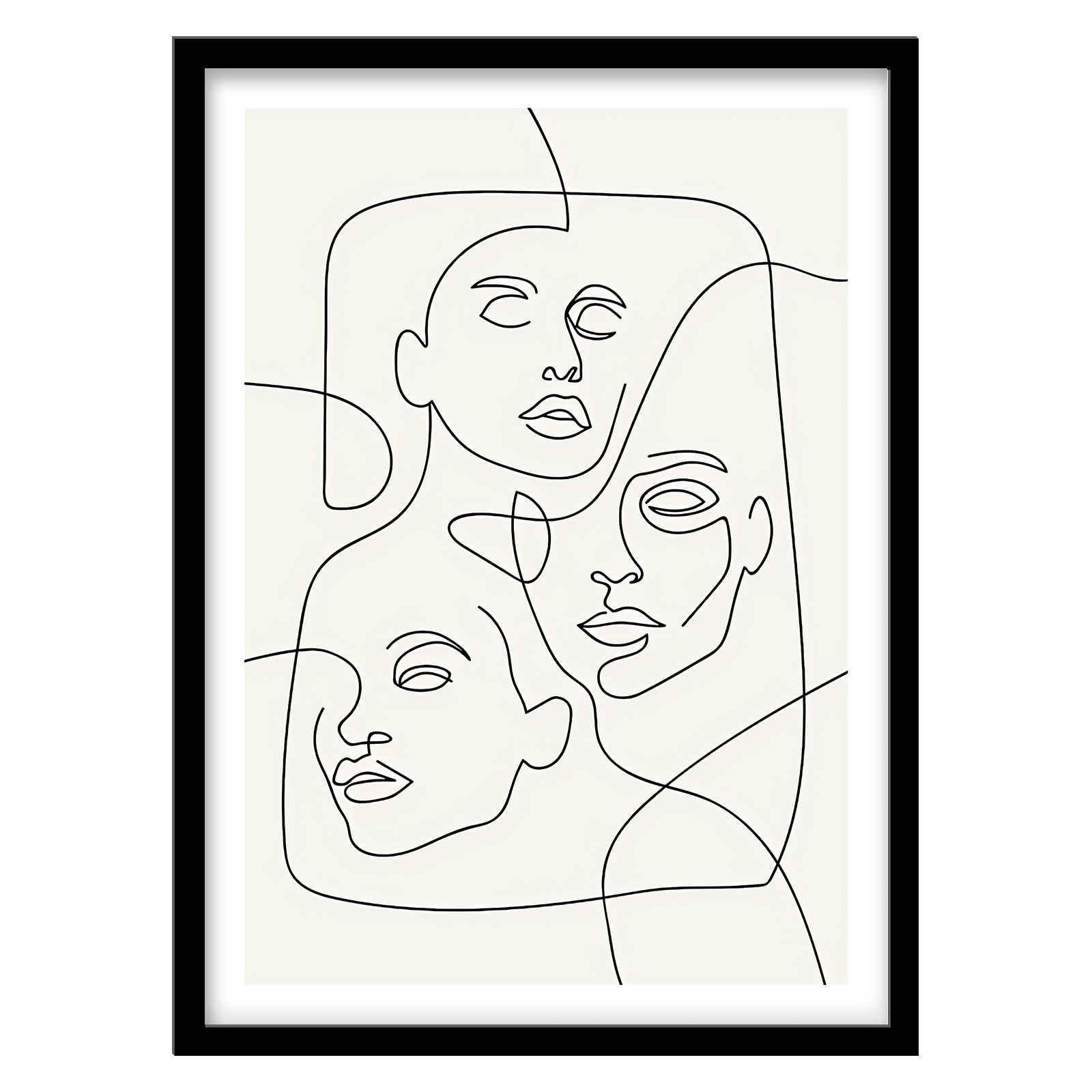 تابلو دکوراتیو فورنیمو مدل لاین‌آرت مدرن و مینیمال کد 05198B