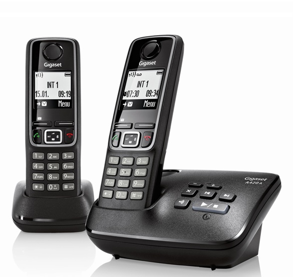 تلفن بیسیم گیگاست مدل ای 420 ای دو گوشی