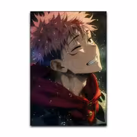 تابلو شاسی گوفی مدل انیمه جوجوتسو کایزن ایتادوری و سوکونا طرح Itadori Sukuna Jujutsu Kaisen Anime کد WINK21 | دنیای قاب