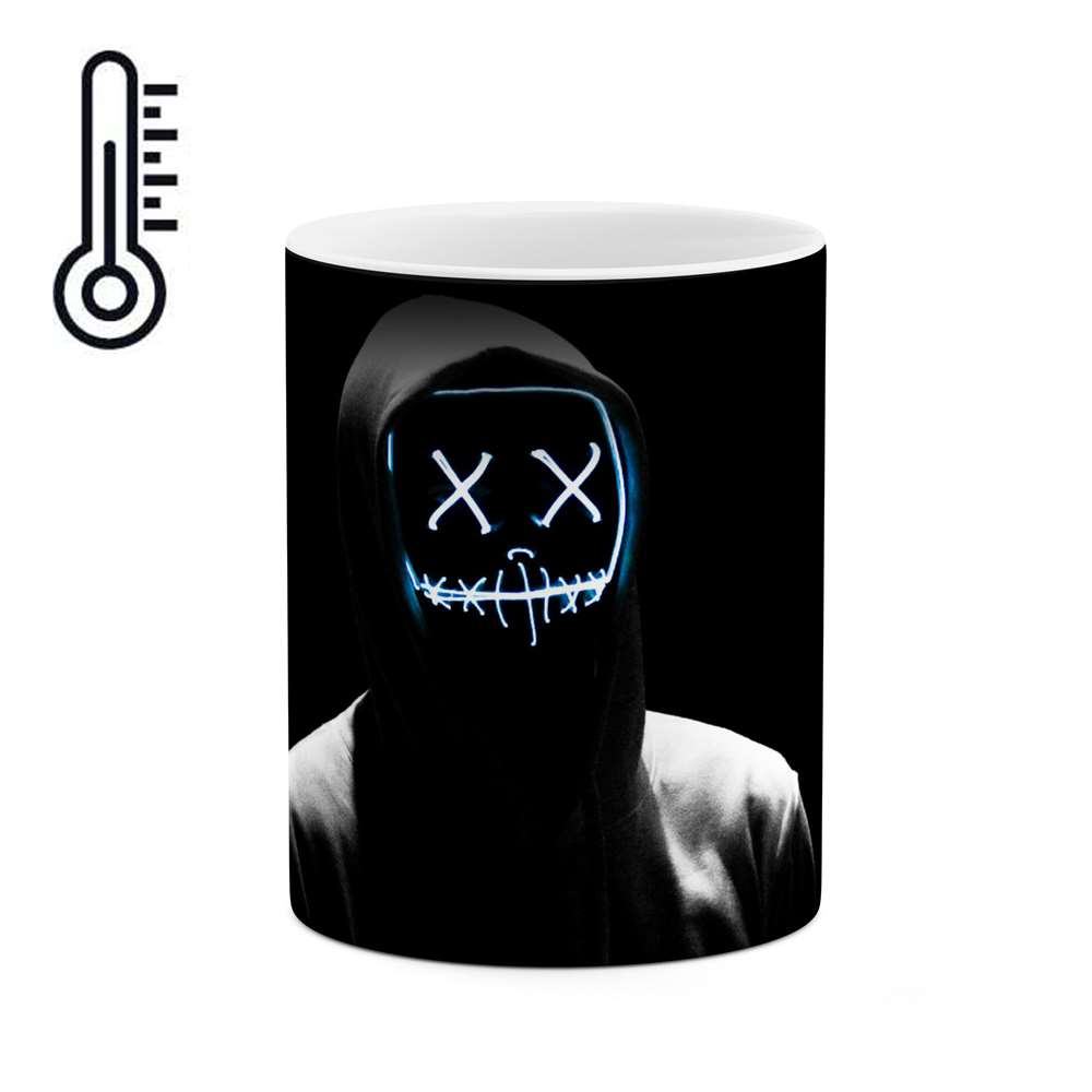 ماگ حرارتی طرح ماسک گرافیکی  مدل mgph13829