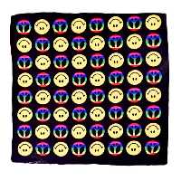 دستمال سر و گردن مدل ایموجی