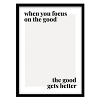 قیمت و خرید تابلو دکوراتیو مدل تایپوگرافی مینیمال کد 1844