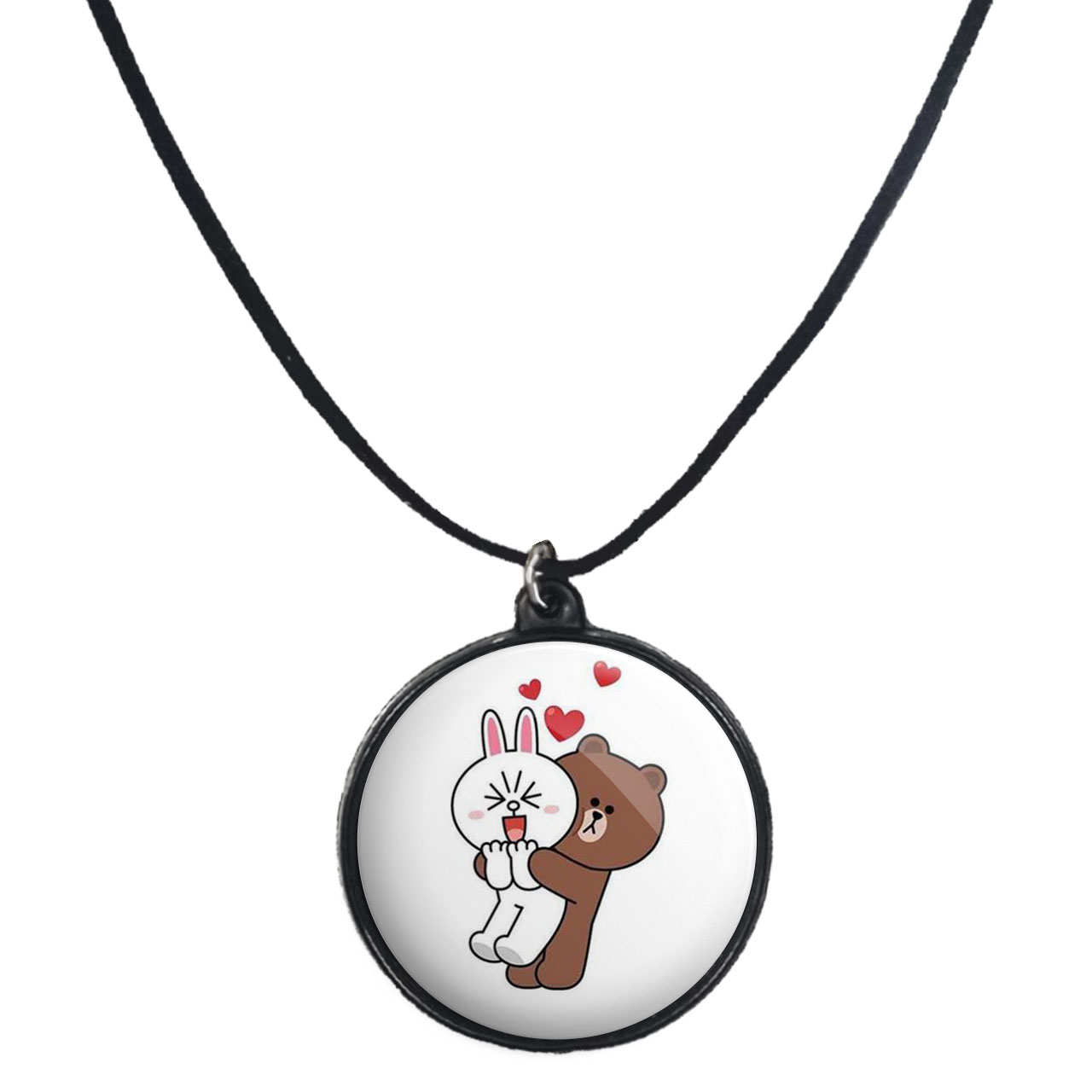 گردنبند پرمانه طرح عاشقانه کد pmb.5699 مدل دو طرفه