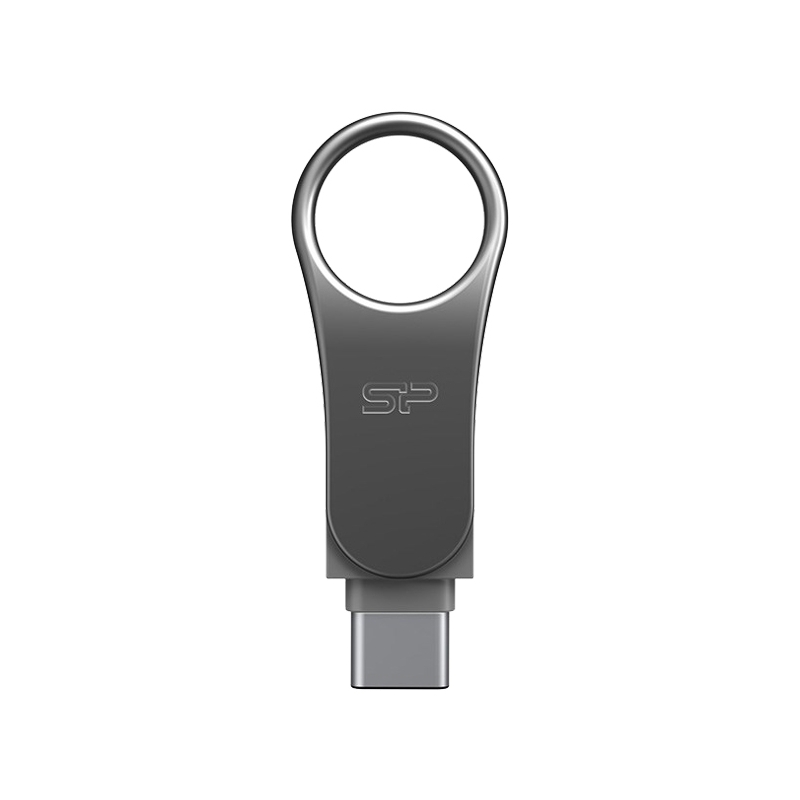 فلش مموری USB 3.0 و Type-C سیلیکون پاور مدل Mobile C80 ظرفیت 32 گیگابایت