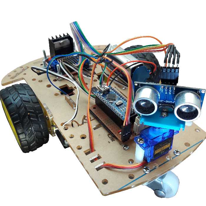 ربات تشخیص مانع مهندسیکا مدل 2W-M20 