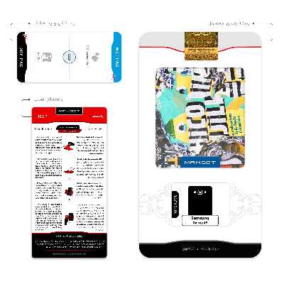 برچسب پوششی ماهوت مدل Collage of Teared Paper مناسب برای گوشی موبایل سامسونگ Galaxy A5