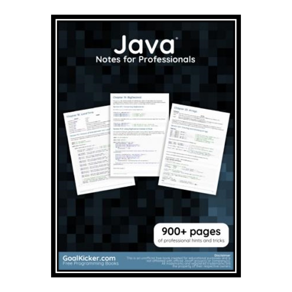 کتاب Java Notes for Professionals اثر Goal Kicker انتشارات مؤلفین طلایی