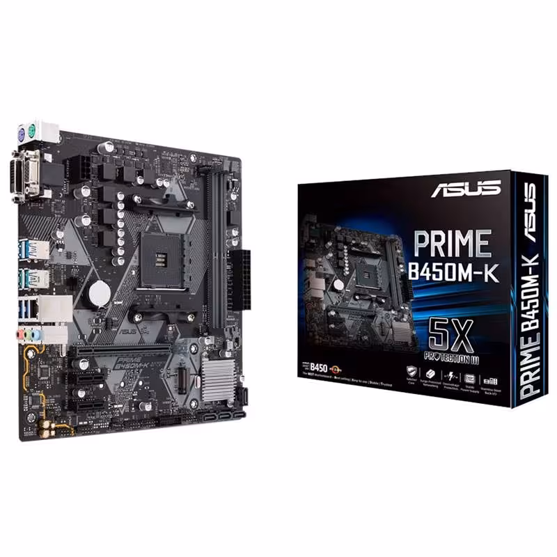 مادربرد ایسوس ASUS PRIME B450M-K AM4